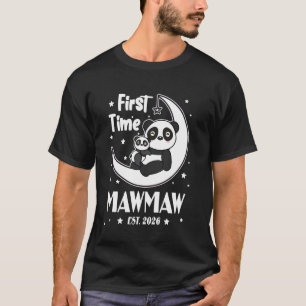 First Time Mawmaw EST. 2026 Mother's Day Cute Hear T-Shirt