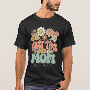 First Time Mom 2026 Expecting Baby Pregnancy Wildf T-Shirt