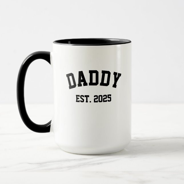 First Time Mom and Dad Mug Set New Parents Pregnan (Left)