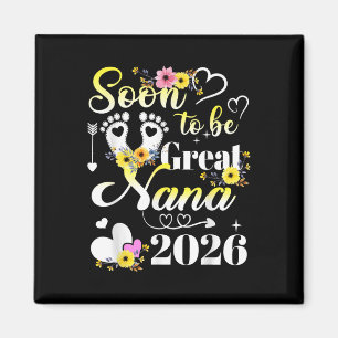 First Time Mom Pregnancy Soon To Be Great Nana Est Magnet