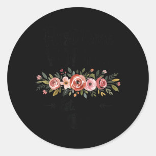 First Time Mommy 2027 Mothers Day Promoted to Classic Round Sticker