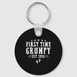 First Time Mpy Est.2026 Father's Day Promoted To P Keychain