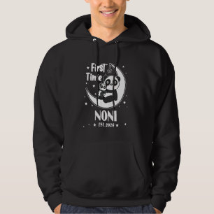 First Time Noni EST. 2026 Mother's Day Cute Hearts Hoodie