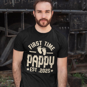 First Time Pappy – New Dad Gift T-Shirt