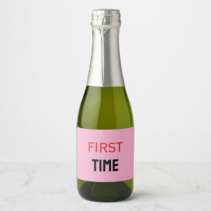 FIRST TIME SPARKLING WINE LABEL