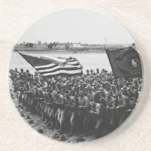 First to Fight United States Marine Corps 1918 Coaster