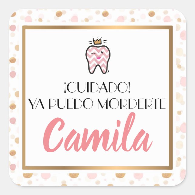 First tooth label (Front)