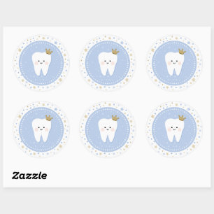 First Tooth Party Decorative Sticker