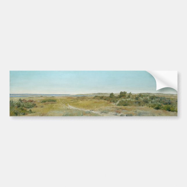 First Touch of Autumn: Landscape in New York State Bumper Sticker (Front)
