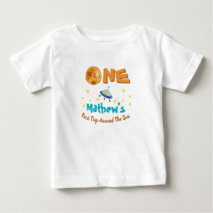 First Trip Around The Sun 1st Birthday Baby T-Shirt