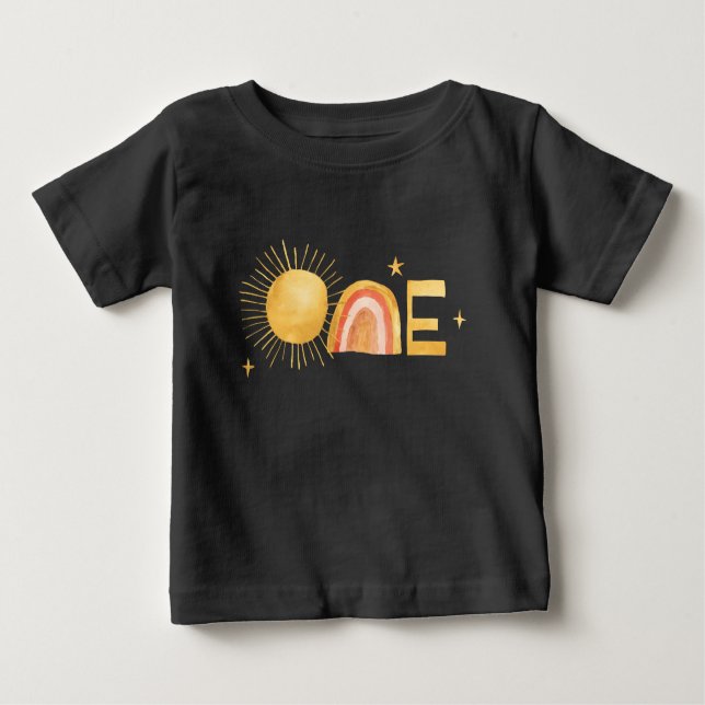 First Trip Around The Sun | 1st Birthday   Baby T-Shirt (Front)