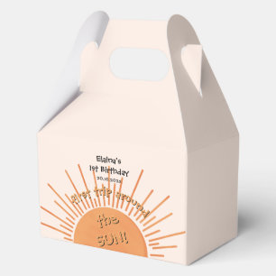 First Trip Around The Sun 1st Birthday Favor Box