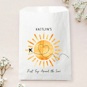 First Trip Around The Sun 1st Birthday Favour Bag