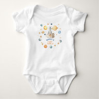 First Trip Around the Sun Baby One-Piece
