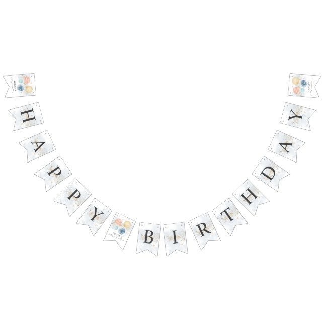 First Trip Around The Sun Birthday Banner Bunting (All)