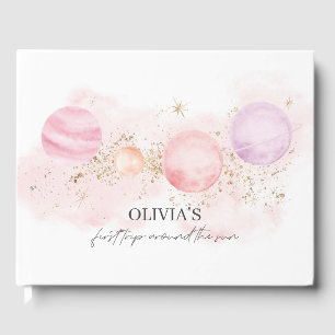 First Trip Around The Sun Birthday Guest Book