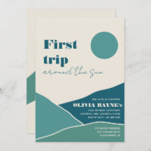 First Trip Around the Sun | Birthday Invitation