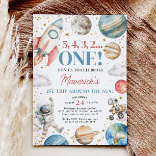 First Trip Around the Sun Birthday Invitation