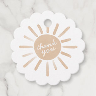 First Trip Around the Sun Birthday Party Favour Tags