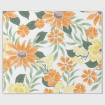 First Trip Around the Sun Boho Floral Wrapping