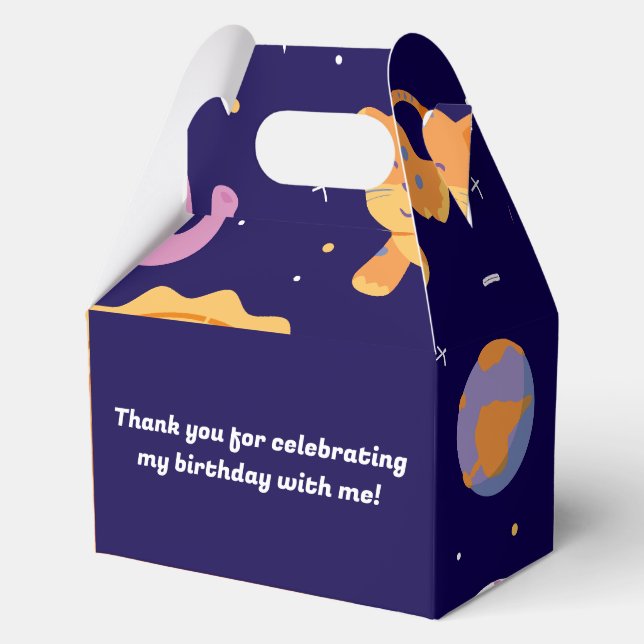 First trip around the sun favor birthday gift box (Front)