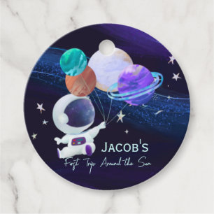 First Trip Around the Sun Favour Tags