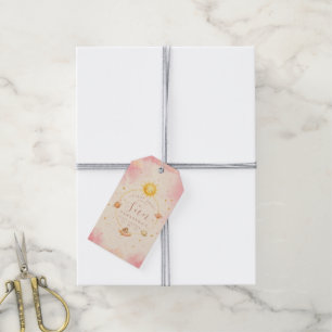 First Trip Around the Sun First Birthday Girl Gift Tags