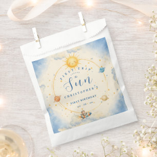 First Trip Around the Sun First Birthday Party Favour Bag