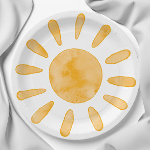 First Trip Around the Sun First Birthday Party  Paper Plate