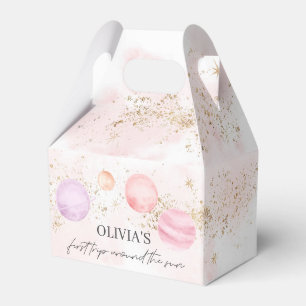 First Trip Around The Sun Gable Favour Box