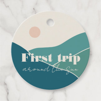 First Trip Around the Sun | Gift and Favour Tags