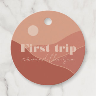 First Trip Around the Sun | Gift and Favour Tags