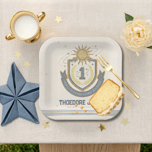 First Trip Around the Sun Happy Birthday Paper Plate