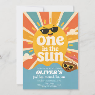 First Trip Around the Sun Invitation