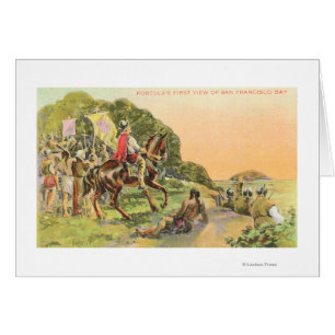 First View de capitaine Portola's
