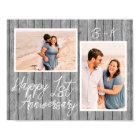First Wedding Anniversary 2 Photo Collage