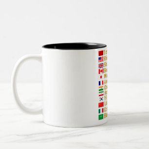 First Women Astronauts from Around the World Two-Tone Coffee Mug