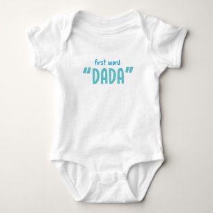 First Word DADA Baby Bodysuit