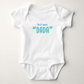 First Word DADA Baby Bodysuit