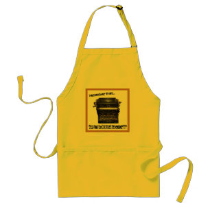 First Word Processer Apron