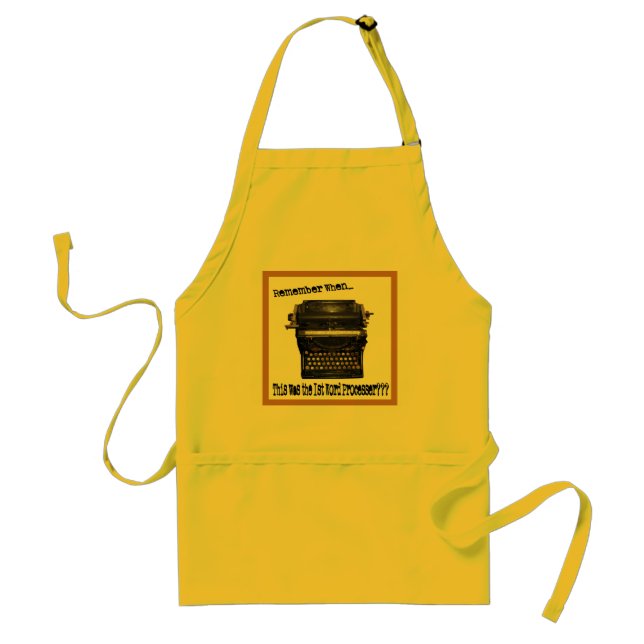 First Word Processer Apron (Front)