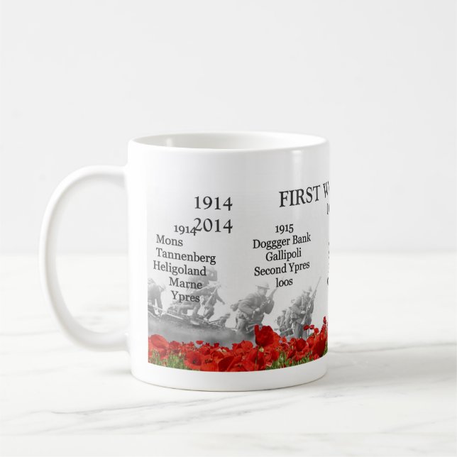First World War centenary Coffee Mug (Left)