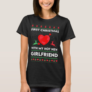 First Xmas With My New Girlfriend Men Ugly Christ  T-Shirt