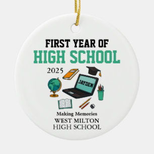 First Year of High School Ornament 2025, Freshman