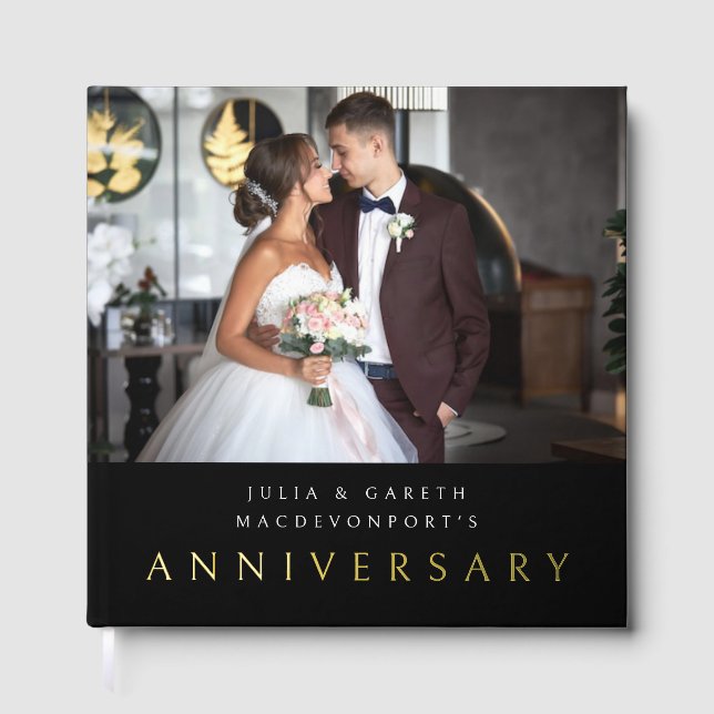 First Year of Marriage Anniversary Photo Book (Front)