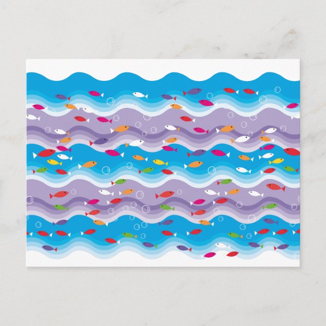 Fis seahes in the postcard (Front)