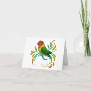 Fischer Lovebird Card