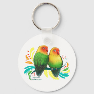 Fischer Lovebirds Keychain
