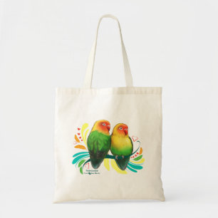 Fischer Lovebirds Tote Bag