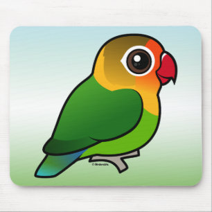 Fischer's Lovebird Mouse Pad